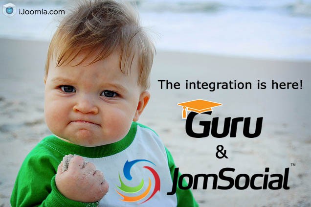 JomSocial & Guru Integration - 4 Plugins Available