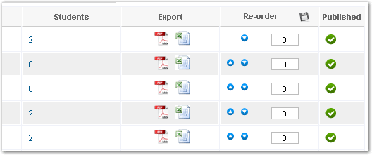 Export Quizzes Results with PDF or CSV